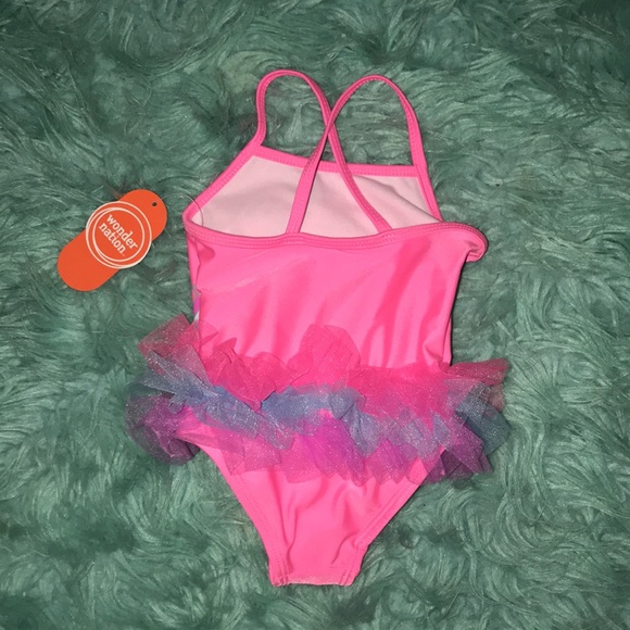 NWT | Wonder Nation | 6-9 M | Pink Unicorn Swim - Picture 5 of 5